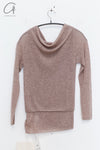 SWAYING 25 Early Spring Water-soluble Wool Fake Two-piece Sweater Series SW-SW25PS1T06-YANMAI Oatmeal SW-SW25PS1T06